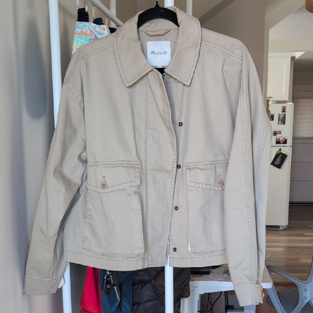 Madewell Beige Utility Jacket
